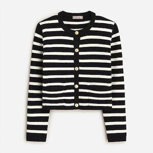 J. Crew Emilie Sweater Lady Jacket in Stripe